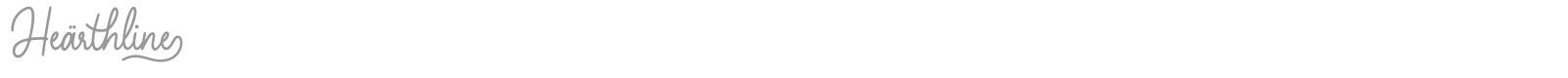 Hearthline font preview